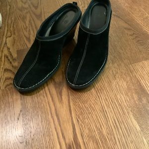 Cole Haan Black Suede Mule